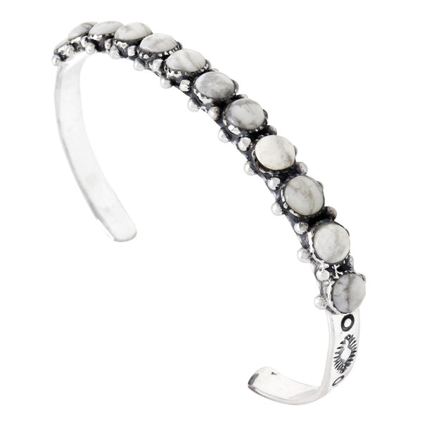 Howlite Bracelet Sterling Silver B5426-C103