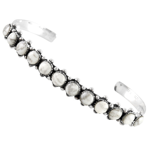 Howlite Bracelet Sterling Silver B5426-C103
