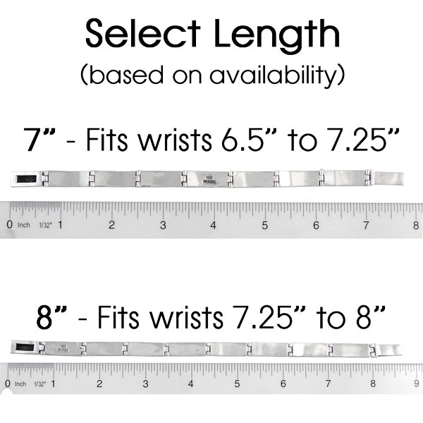 Coral Link Bracelet Sterling Silver B5518-C74