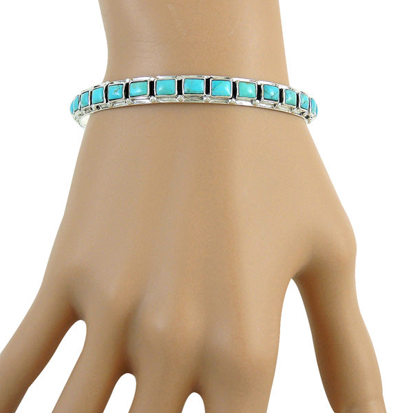 Coral Bracelet Sterling Silver B5529-C74