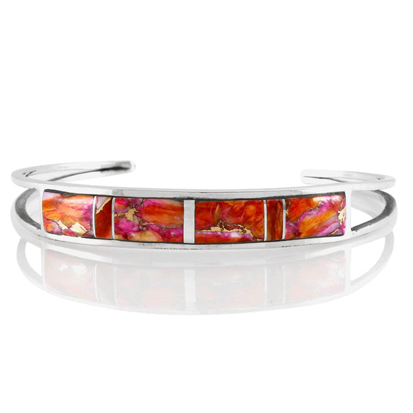 Plum Spiny Bracelet Sterling Silver B5587-C92
