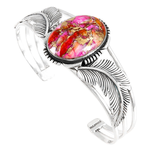 Plum Spiny Bracelet Sterling Silver B5607-C92