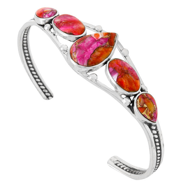 Plum Spiny Bracelet Sterling Silver B5610-C92