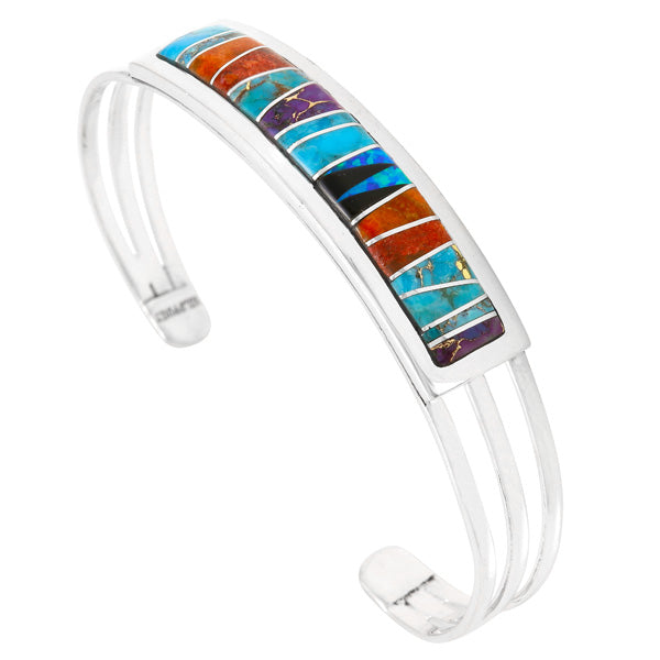 Multicolor Bracelet Sterling Silver B5615-C01