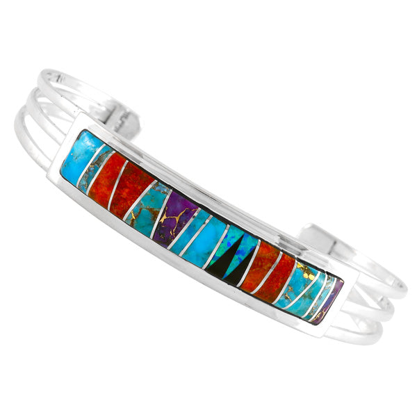 Multicolor Bracelet Sterling Silver B5615-C01