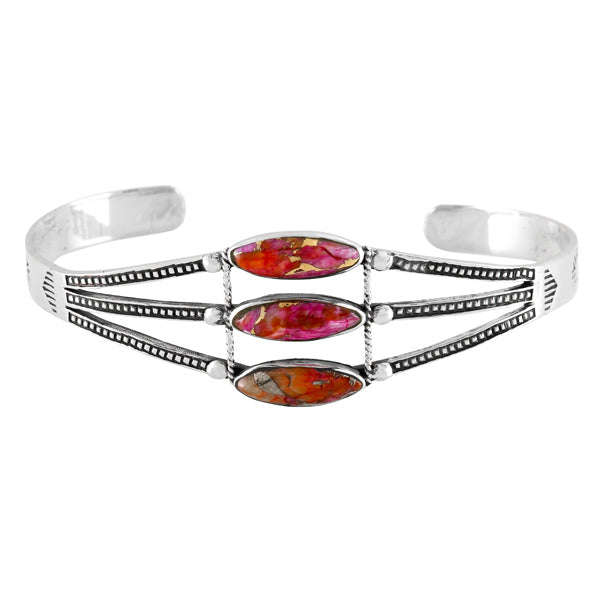 Plum Spiny Bracelet Sterling Silver B5617-C92