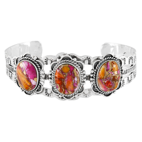Plum Spiny Bracelet Sterling Silver B5620-C92