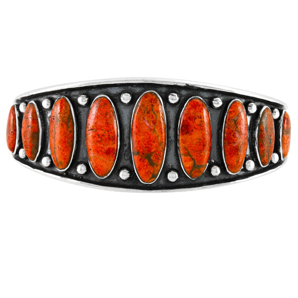 Coral Bracelet Sterling Silver B5622-C74