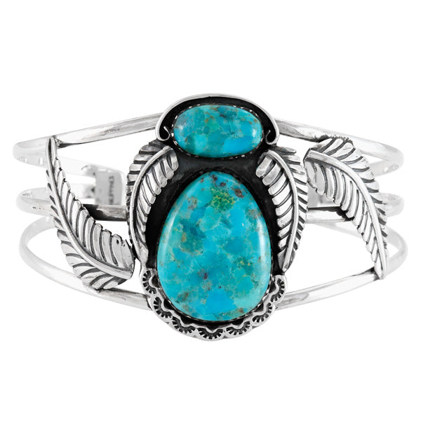 Turquoise Bracelet Sterling Silver B5626-C75