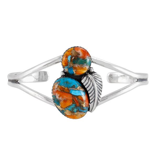 Spiny Turquoise Bracelet Sterling Silver B5629-C89