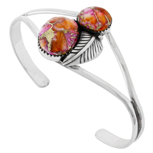Plum Spiny Bracelet Sterling Silver B5629-C92