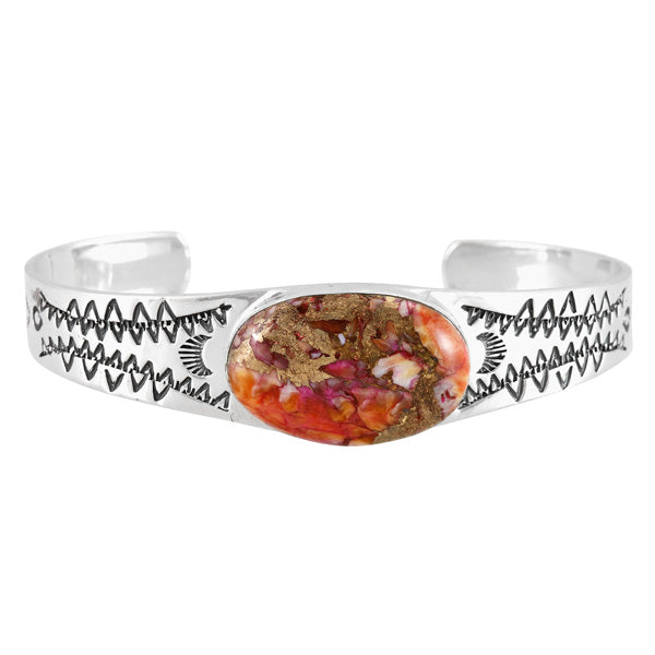 Plum Spiny Bracelet Sterling Silver B5630-C92