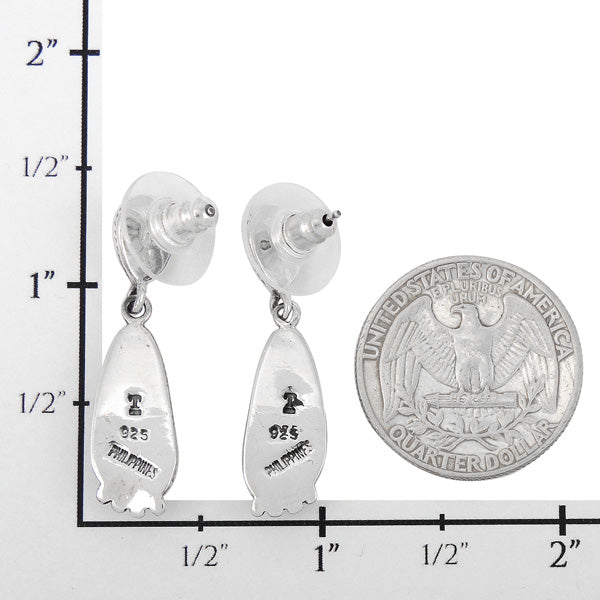 Multi Gemstone Earrings Sterling Silver E1012-C51