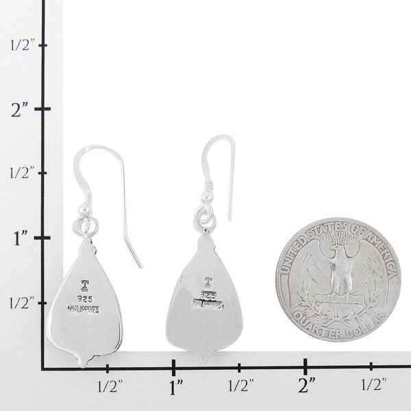Plum Spiny Earrings Sterling Silver E1065-LG-C92