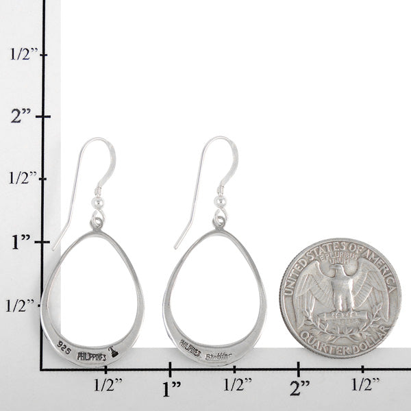 Sterling Silver Earrings Matrix Turquoise E1291-C84