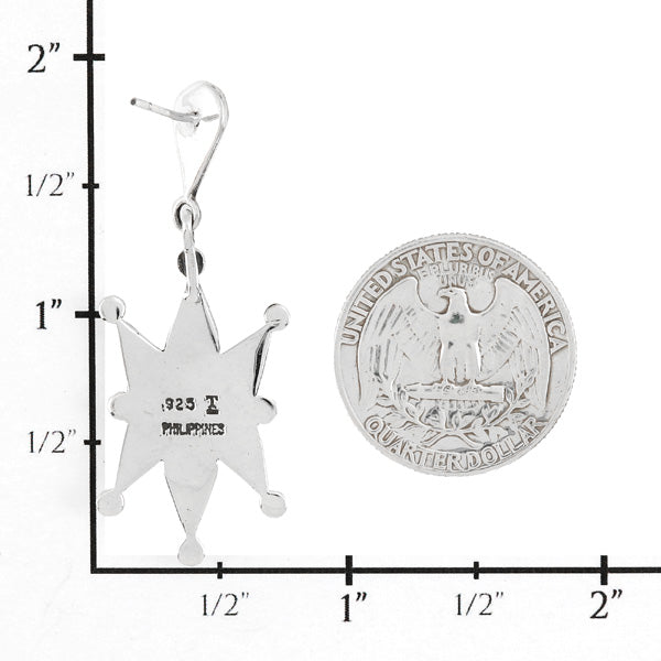 Coral Earrings Sterling Silver E1437-SM-C74