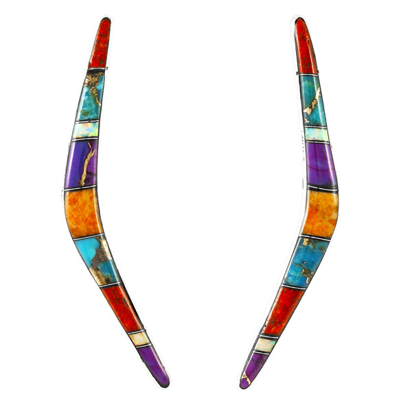Multicolor Earrings Sterling Silver E1441-C00