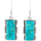 Turquoise Earrings Sterling Silver E1446-C75