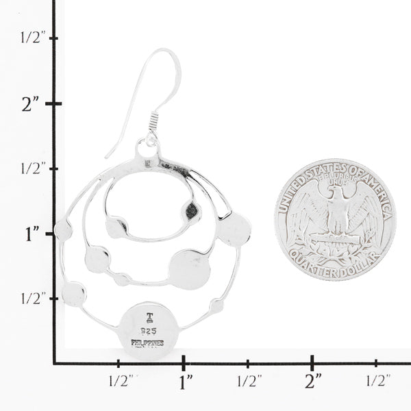 Planets Multicolor Earrings Sterling Silver E1448-C71