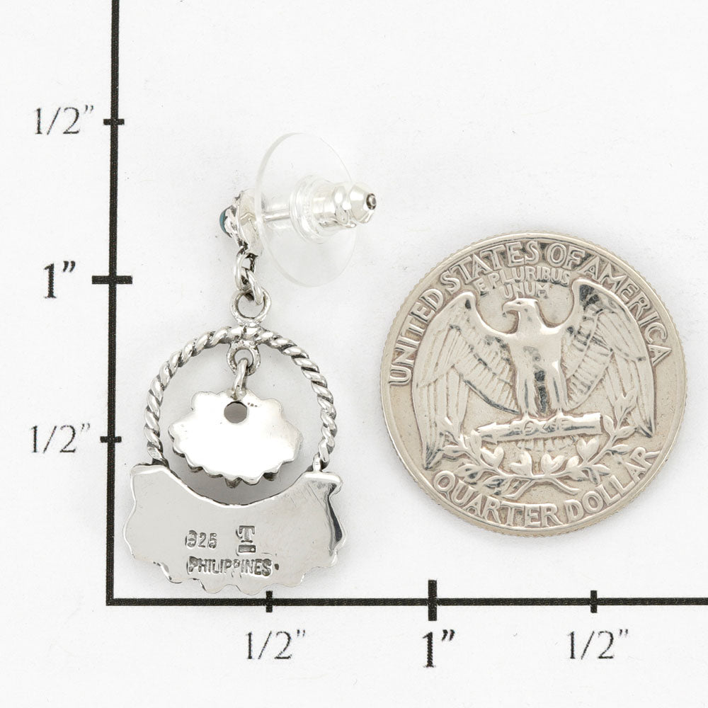 Coral Earrings Sterling Silver E1501-C74
