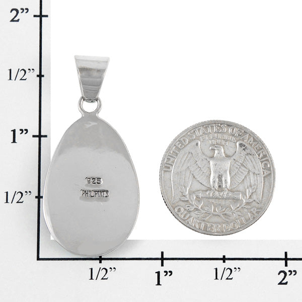 Ancient Village Multicolor Pendant Sterling Silver P3131-C44
