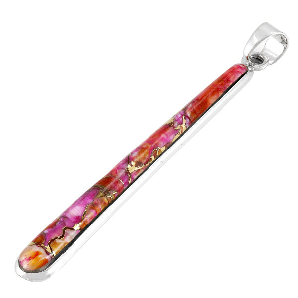 Plum Spiny Pendant Sterling Silver P3324-C92
