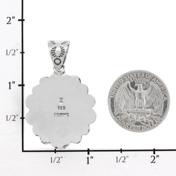 Howlite Pendant Sterling Silver P3329-C103