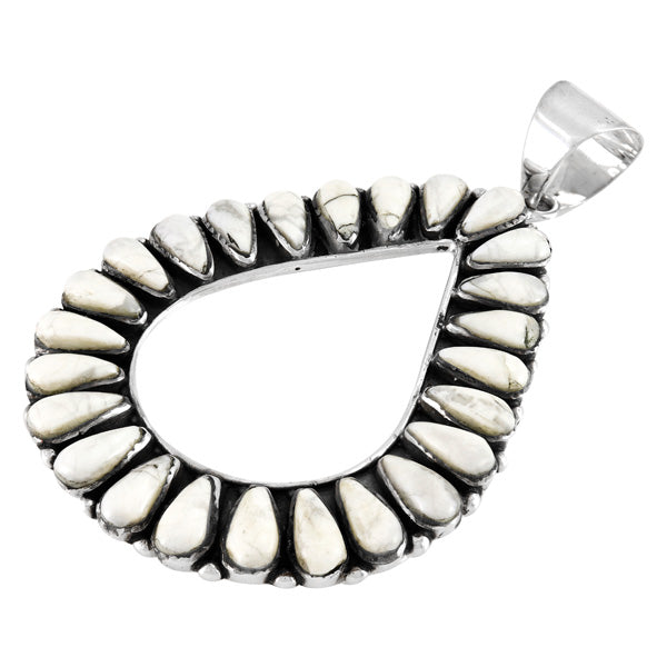 Howlite Pendant Sterling Silver P3330-C103