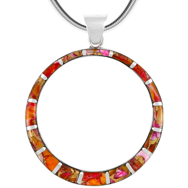 Plum Spiny Pendant Sterling Silver P3124-C92