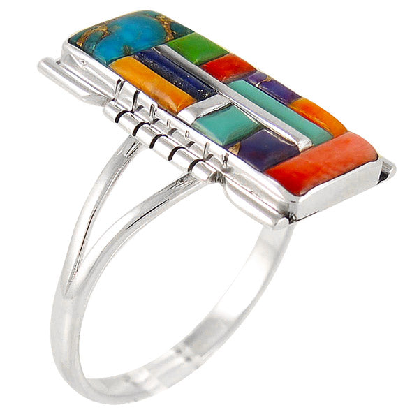Multicolor Ring Sterling Silver R2017-C51