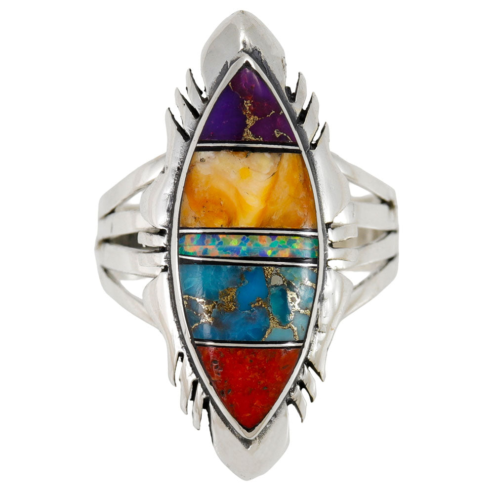 Multicolor Ring Sterling Silver R2023-C00