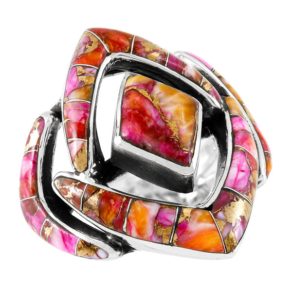 Plum Spiny Ring Sterling Silver R2040-C92
