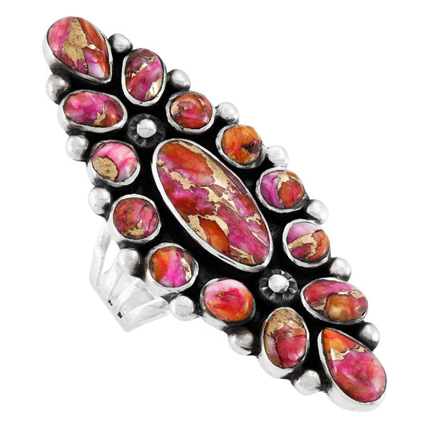 Plum Spiny Ring Sterling Silver R2283-C92