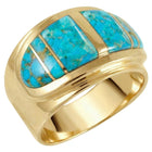 Turquoise Ring GoldBrass™ R2292-GB-C05