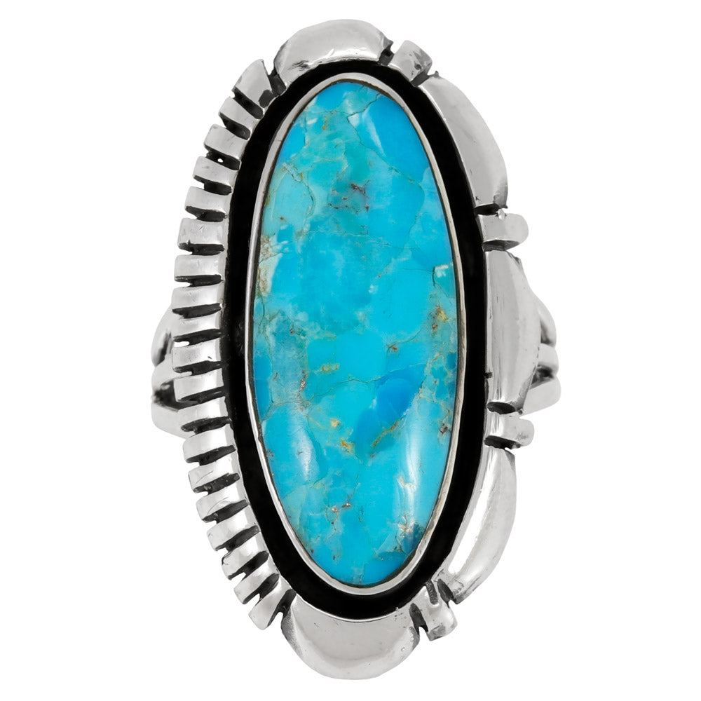 Turquoise Ring Sterling Silver R2380-C75