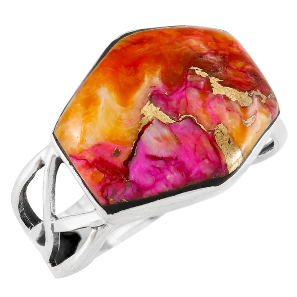 Plum Spiny Ring Sterling Silver R2430-C92