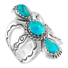 Turquoise Ring Sterling Silver R2503-C75