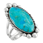 Turquoise Ring Sterling Silver R2552-C75