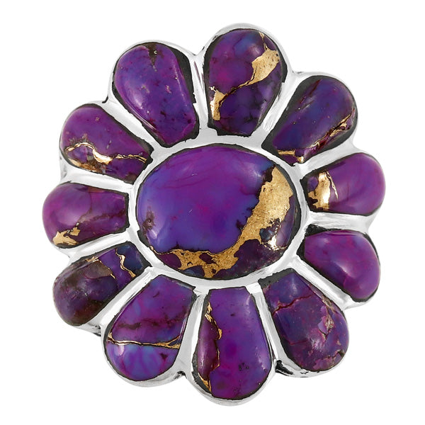 Purple Turquoise Ring Sterling Silver R2554-C77