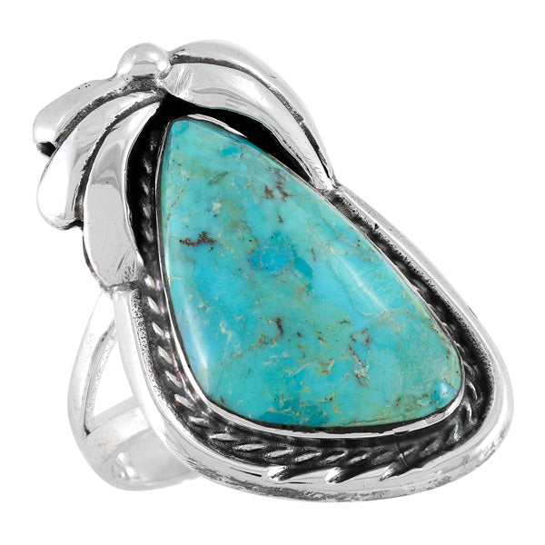 Turquoise Ring Sterling Silver R2563-C75