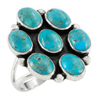 Turquoise Ring Sterling Silver R2566-SM-C75