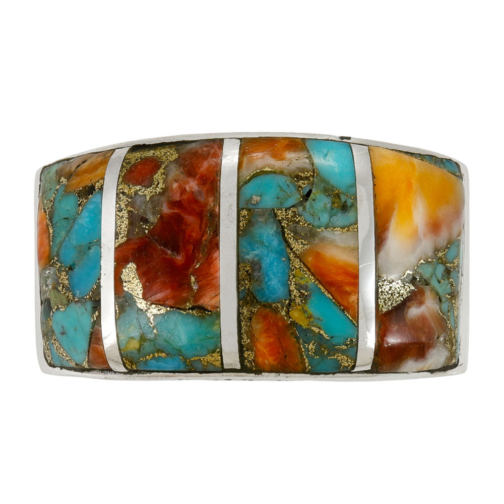 Spiny Turquoise Ring Sterling Silver R2587-C89