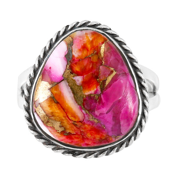 Plum Spiny Ring Sterling Silver R2588-C92