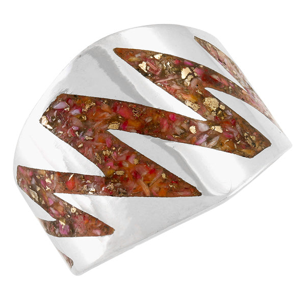 Plum Spiny Turquoise Ring Sterling Silver R2620-C112