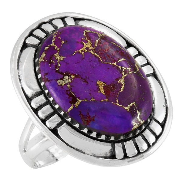Purple Turquoise Ring Sterling Silver R2622-C77
