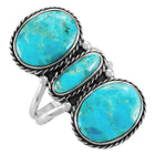 Turquoise Ring Sterling Silver R2661-C75