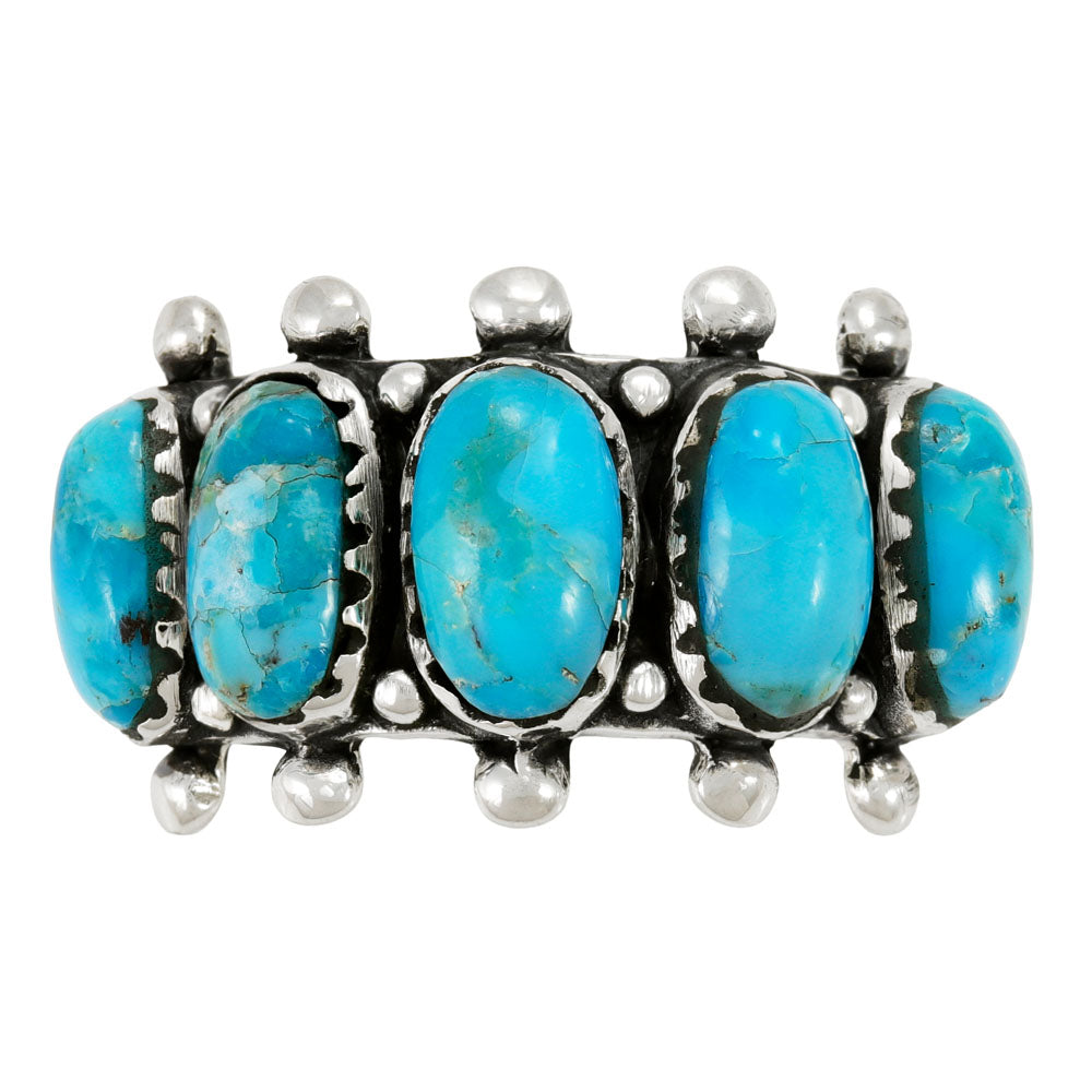 Turquoise Ring Sterling Silver R2672-C75