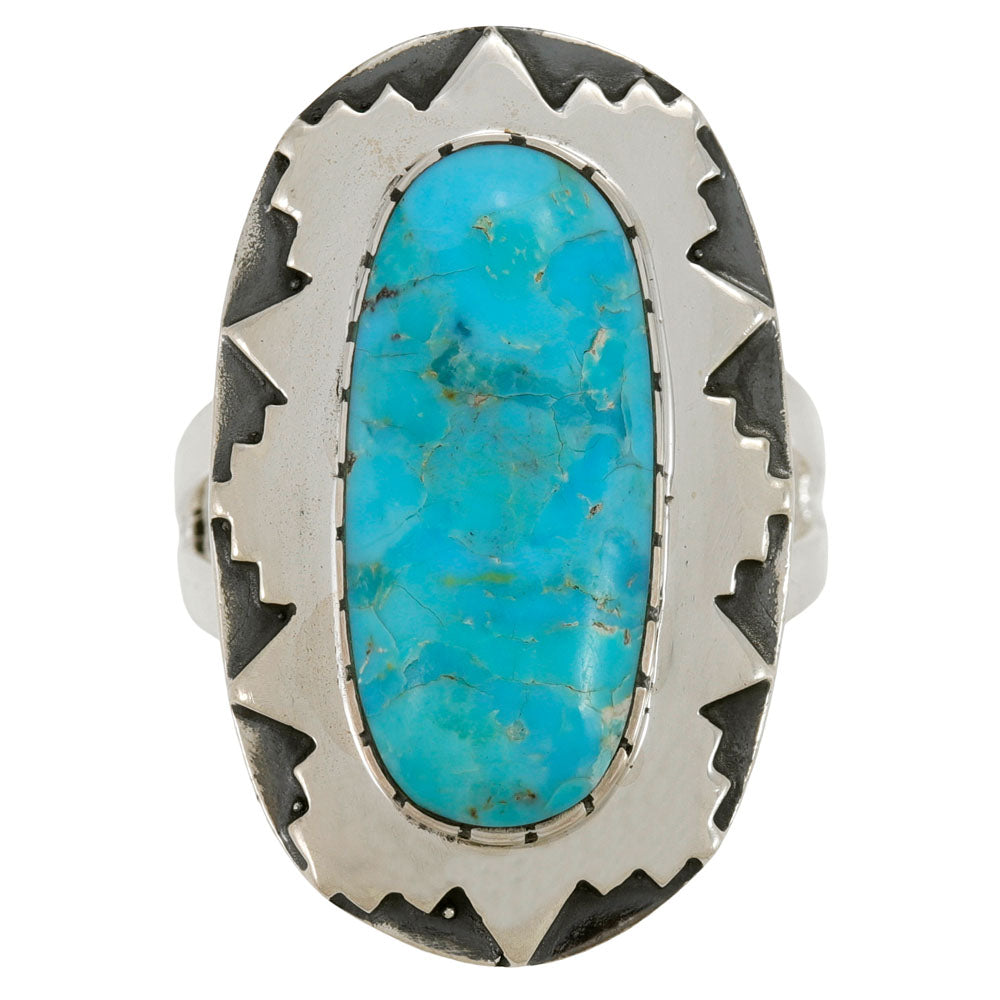 Turquoise Ring Sterling Silver R2673-C75