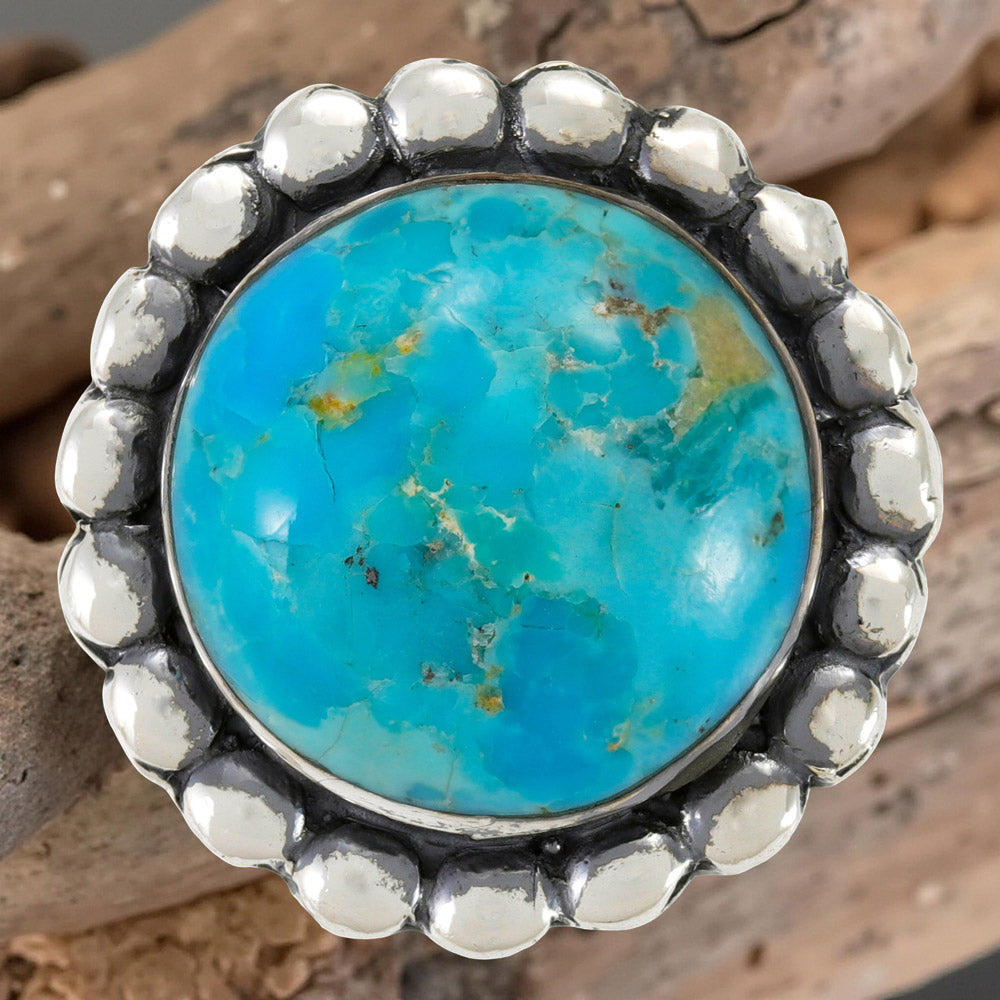 Turquoise Ring Sterling Silver R2676-C75