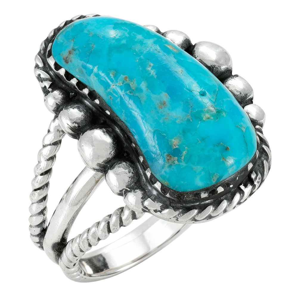 Turquoise Ring Sterling Silver R2678-C75